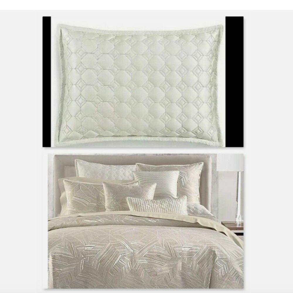 NIB $120 Hotel Collection Alabastar Standard Pillow Sham